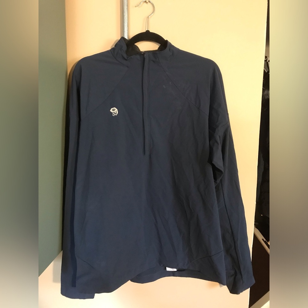 Mountain Hardwear Navy Zip Pullover
